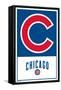 MLB Chicago Cubs - Logo 22-Trends International-Framed Stretched Canvas