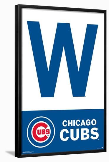 MLB Chicago Cubs - W 16-Trends International-Framed Poster