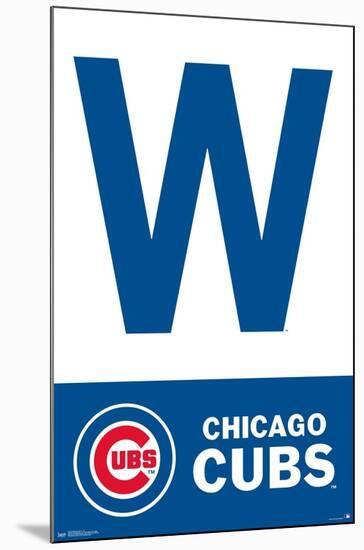 MLB Chicago Cubs - W 16-Trends International-Mounted Poster