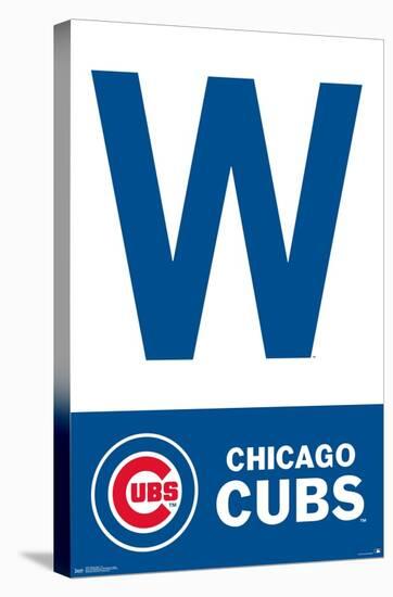 MLB Chicago Cubs - W 16-Trends International-Stretched Canvas