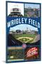 MLB Chicago Cubs - Wrigley Field 17-Trends International-Mounted Poster