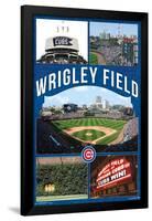 MLB Chicago Cubs - Wrigley Field 17-Trends International-Framed Poster