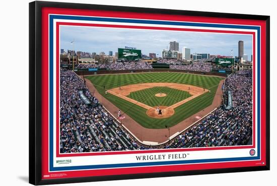 MLB Chicago Cubs - Wrigley Field 22-Trends International-Framed Poster