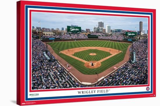 MLB Chicago Cubs - Wrigley Field 22-Trends International-Stretched Canvas