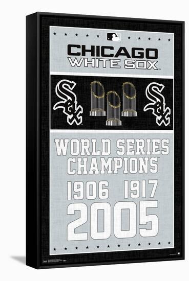 MLB Chicago White Sox - Champions 17-Trends International-Framed Stretched Canvas