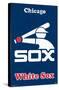 MLB Chicago White Sox - Retro Logo-Trends International-Stretched Canvas