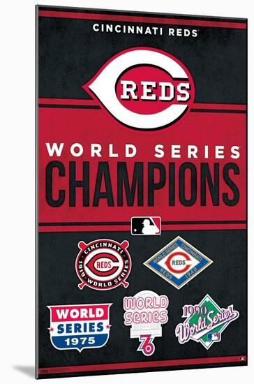 MLB Cincinnati Reds - Champions 23-Trends International-Mounted Poster