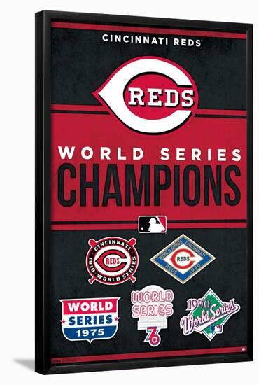 MLB Cincinnati Reds - Champions 23-Trends International-Framed Poster