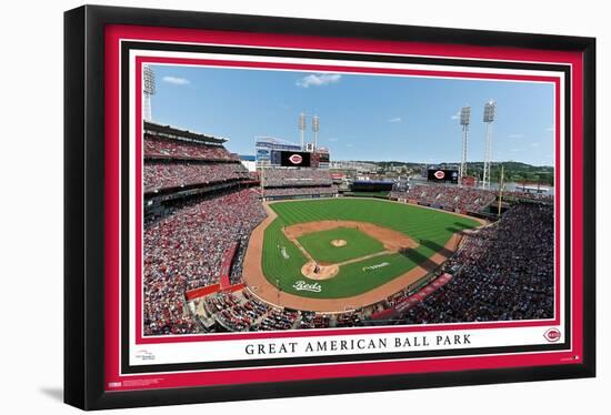 MLB Cincinnati Reds - Great American Ball Park 22-Trends International-Framed Poster