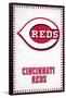 MLB Cincinnati Reds - Logo 17-Trends International-Framed Poster