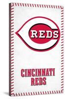 MLB Cincinnati Reds - Logo 17-Trends International-Stretched Canvas