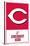 MLB Cincinnati Reds - Logo 22-Trends International-Stretched Canvas