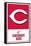 MLB Cincinnati Reds - Logo 22-Trends International-Framed Stretched Canvas