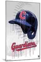 MLB Cleveland Guardians - Drip Helmet 22-Trends International-Mounted Poster