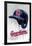 MLB Cleveland Guardians - Drip Helmet 22-Trends International-Framed Poster