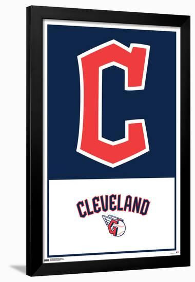 MLB Cleveland Guardians - Logo 22-Trends International-Framed Poster