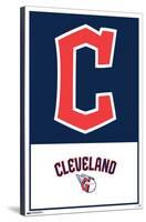 MLB Cleveland Guardians - Logo 22-Trends International-Stretched Canvas