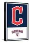 MLB Cleveland Guardians - Logo 22-Trends International-Framed Stretched Canvas