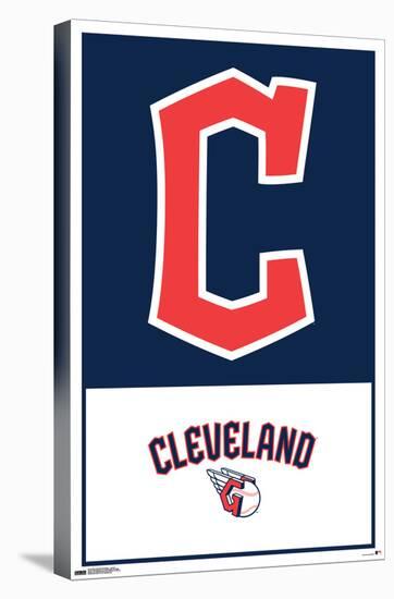 MLB Cleveland Guardians - Logo 22-Trends International-Stretched Canvas
