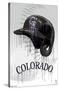 MLB Colorado Rockies - Drip Helmet 22-Trends International-Stretched Canvas