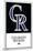 MLB Colorado Rockies - Logo 22-Trends International-Mounted Poster