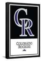 MLB Colorado Rockies - Logo 22-Trends International-Framed Poster