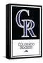 MLB Colorado Rockies - Logo 22-Trends International-Framed Stretched Canvas