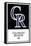 MLB Colorado Rockies - Logo 22-Trends International-Framed Stretched Canvas