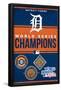 MLB Detroit Tigers - Champions 23-Trends International-Framed Poster
