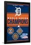 MLB Detroit Tigers - Champions 23-Trends International-Framed Poster