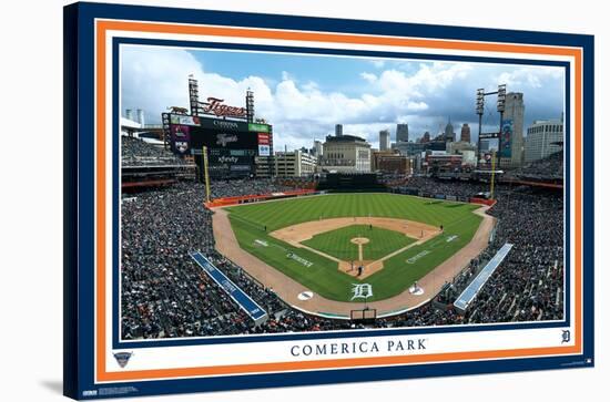 MLB Detroit Tigers - Comerica Park 22-Trends International-Stretched Canvas