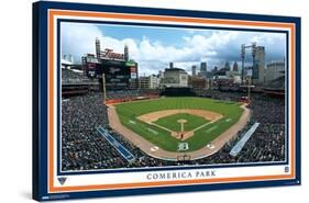 MLB Detroit Tigers - Comerica Park 22-Trends International-Stretched Canvas