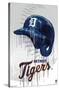 MLB Detroit Tigers - Drip Helmet 22-Trends International-Stretched Canvas