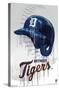 MLB Detroit Tigers - Drip Helmet 22-Trends International-Stretched Canvas