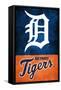 MLB Detroit Tigers - Logo 18-Trends International-Framed Stretched Canvas