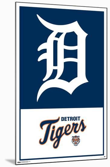 MLB Detroit Tigers - Logo 22-Trends International-Mounted Poster