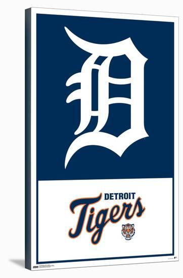 MLB Detroit Tigers - Logo 22-Trends International-Stretched Canvas
