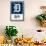 MLB Detroit Tigers - Logo 22-Trends International-Framed Stretched Canvas displayed on a wall