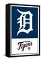 MLB Detroit Tigers - Logo 22-Trends International-Framed Stretched Canvas