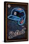 MLB Detroit Tigers - Neon Helmet 23-Trends International-Stretched Canvas