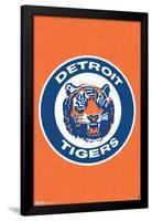MLB Detroit Tigers - Retro Logo 14-Trends International-Framed Poster