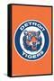 MLB Detroit Tigers - Retro Logo 14-Trends International-Framed Stretched Canvas