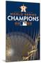 MLB Houston Astros - 2022 World Series Team Logo-Trends International-Mounted Poster