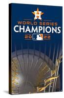 MLB Houston Astros - 2022 World Series Team Logo-Trends International-Stretched Canvas