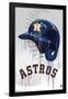 MLB Houston Astros - Drip Helmet 22-Trends International-Framed Poster