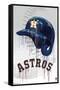 MLB Houston Astros - Drip Helmet 22-Trends International-Framed Stretched Canvas