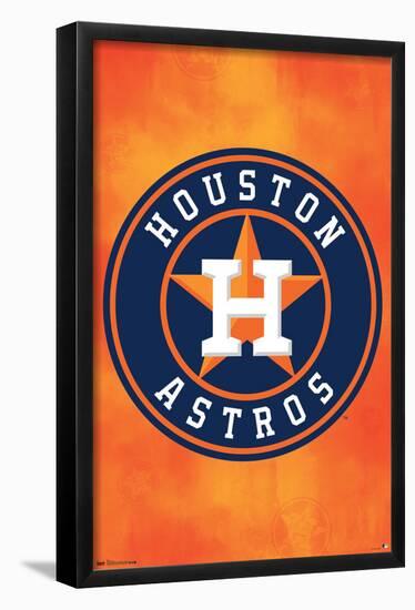 MLB Houston Astros - Logo 13-Trends International-Framed Poster