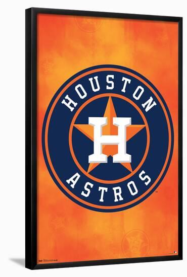 MLB Houston Astros - Logo 13-Trends International-Framed Poster