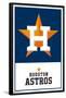 MLB Houston Astros - Logo 22-Trends International-Framed Poster