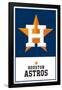 MLB Houston Astros - Logo 22-Trends International-Framed Poster